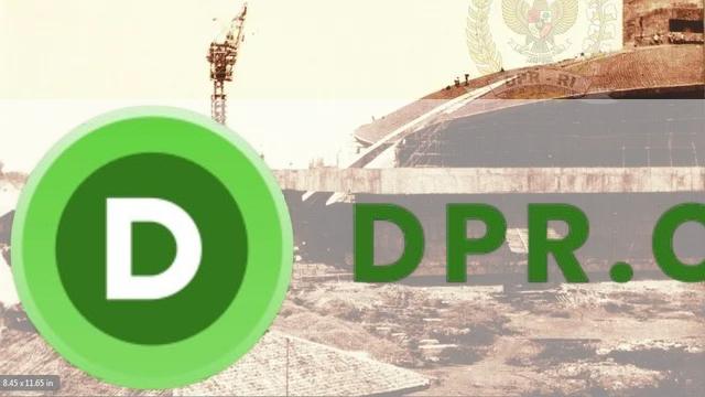 Pembangunan Gedung Senayan tempo dulu.