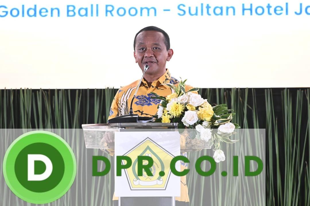 Ketua Umum DPP Partai Golkar, Bahlil Lahadalia, dalam acara Muktamar ke-IX Pengajian Al Hidayah di Jakarta pada Senin-Rabu (20-22/10/2025)