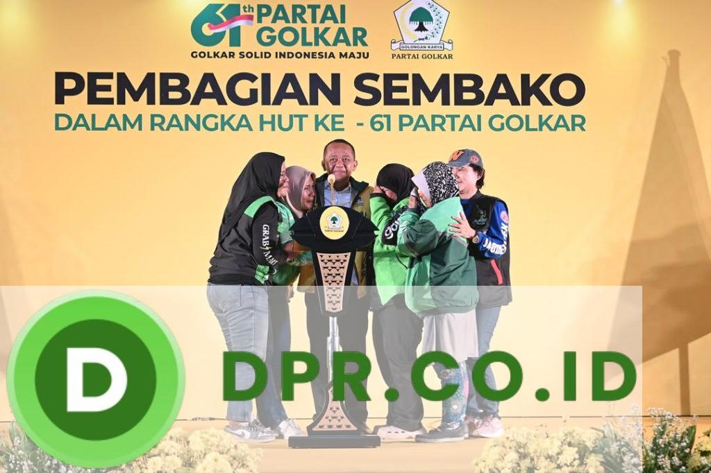 Bahlil Lahadalia di acara Partai Golkar di DPP Partai Golkar Slipi, Jakarta, Rabu (22/10/2025)