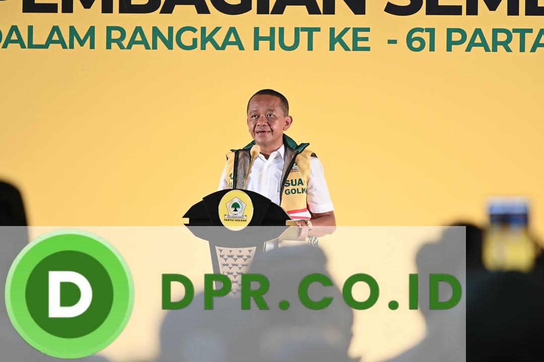 Ketua Umum Partai Golkar, Bahlil Lahadalia