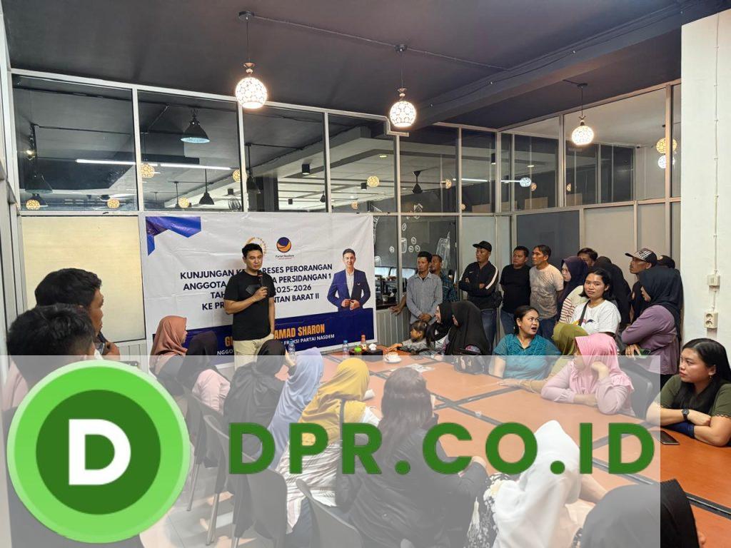 Kegiatan Reses Anggota DPR RI Fraksi Partai Nasdem, Ghulam Mohamad Sharon