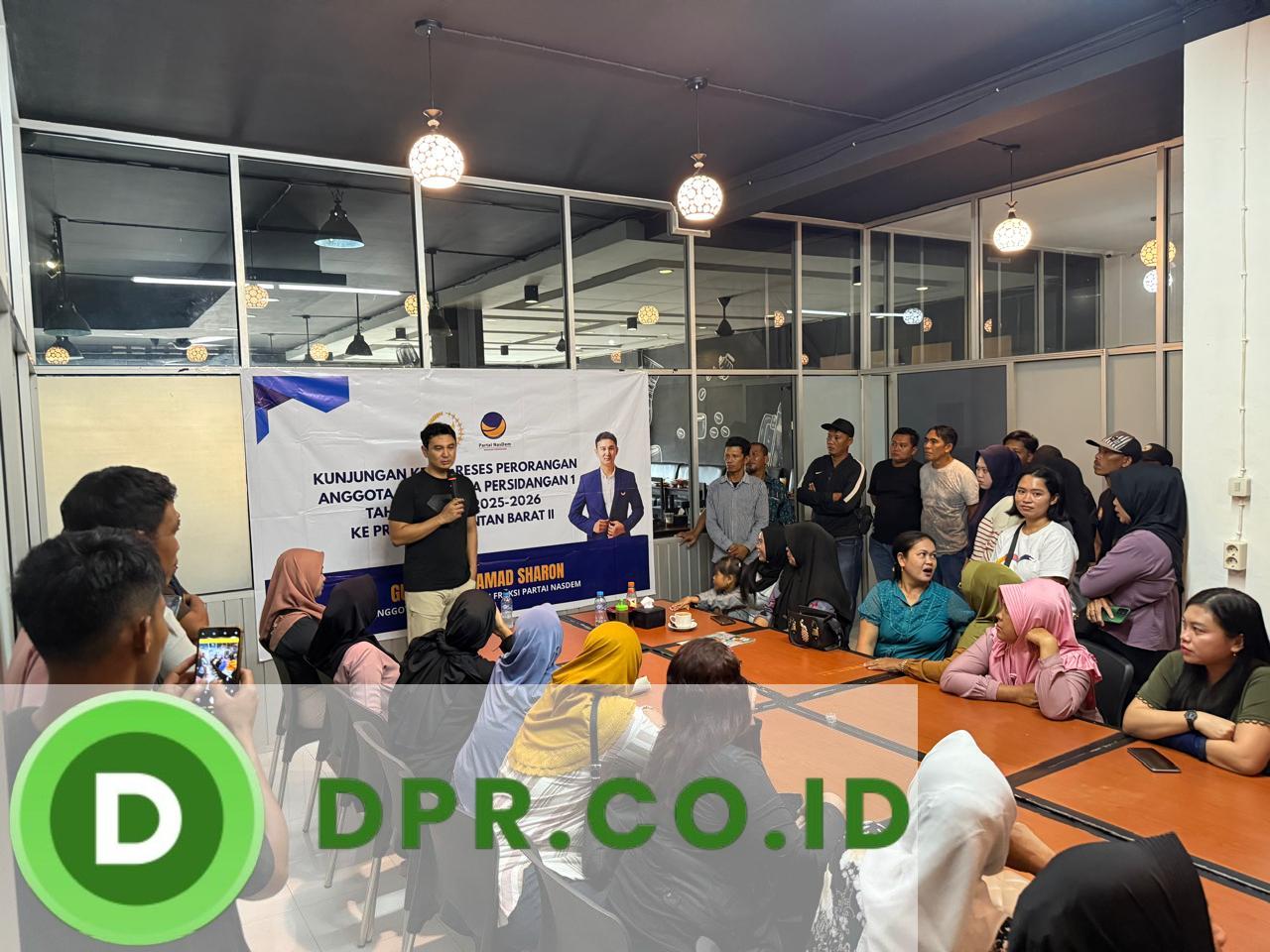 Kegiatan Reses Anggota DPR RI Fraksi Partai Nasdem, Ghulam Mohamad Sharon